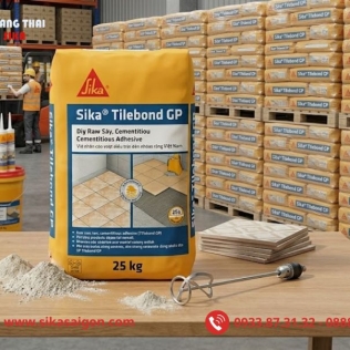 Keo Dán Gạch Trong Nhà Sika® TileBond GP Giải Pháp Kinh Tế Giúp Hạn Chế Bong Tróc Và Nứt Vỡ Gạch