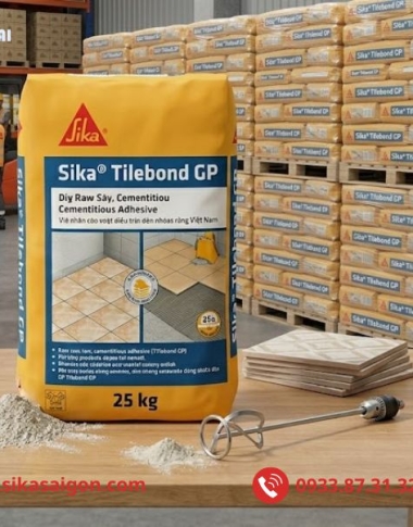 Keo Dán Gạch Trong Nhà Sika® TileBond GP Giải Pháp Kinh Tế Giúp Hạn Chế Bong Tróc Và Nứt Vỡ Gạch